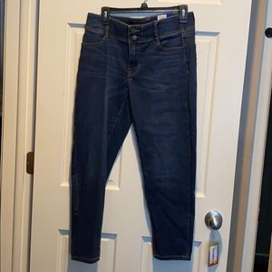 Tummy control mid rise jeans